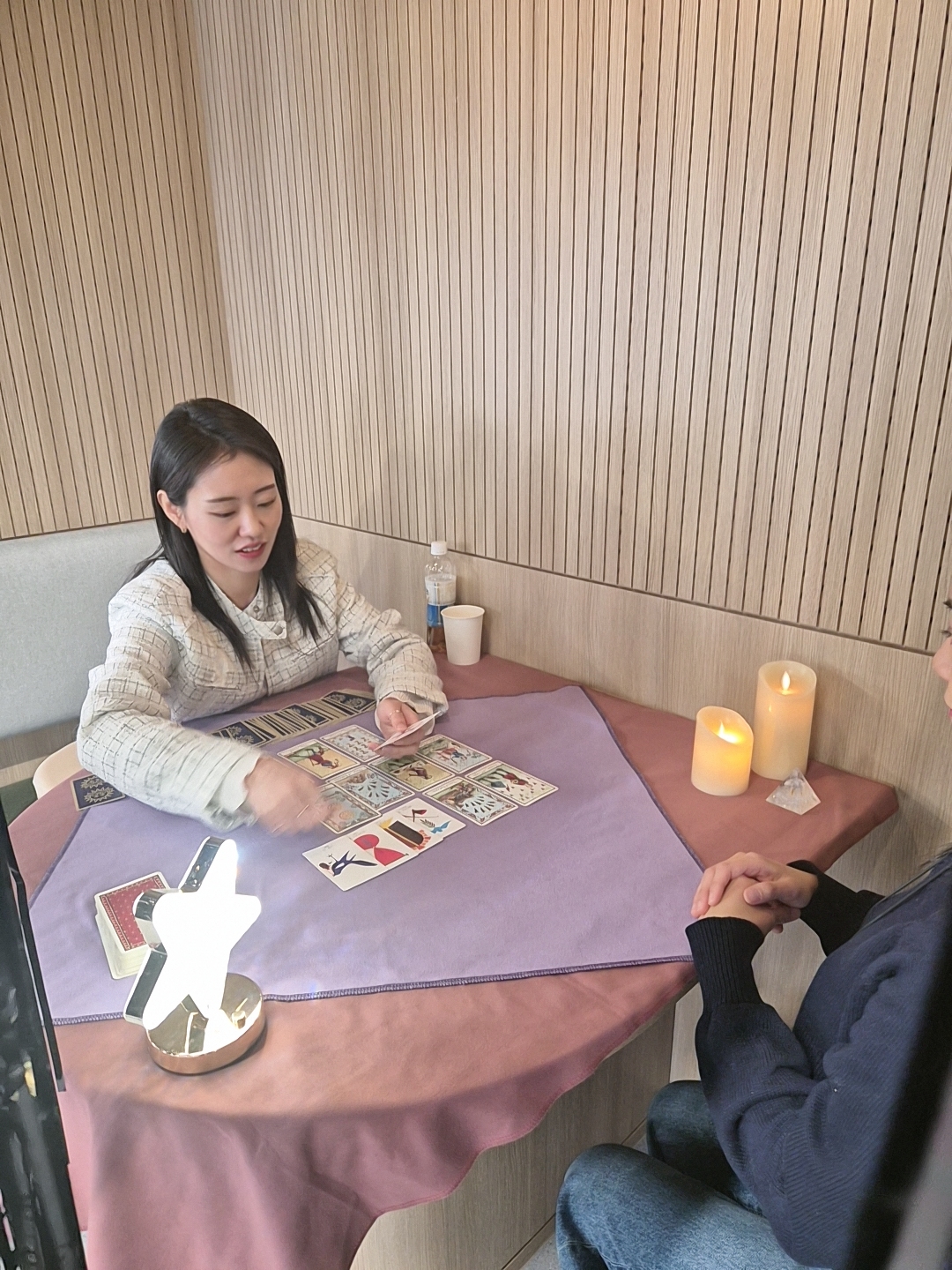 기업 행사 타로 상담 현장 모습