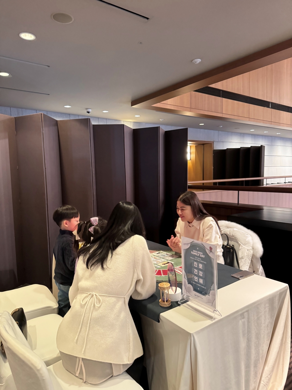 기업 행사 타로 상담 현장 모습