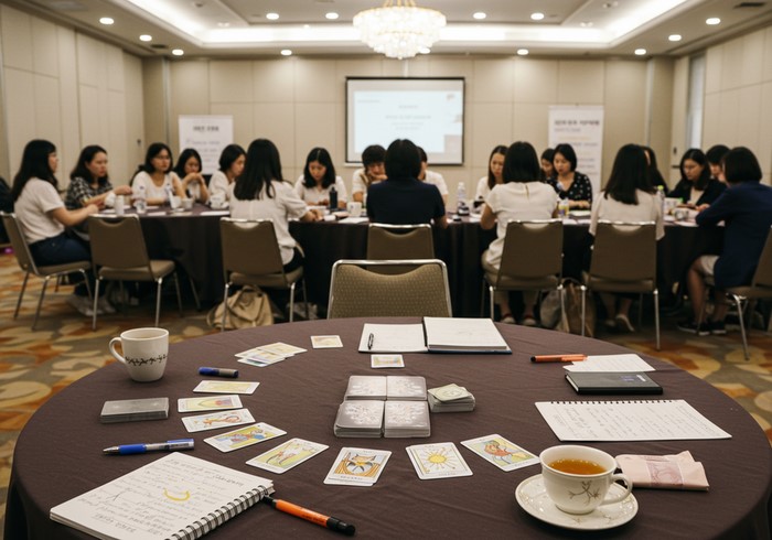 타로 교육 현장