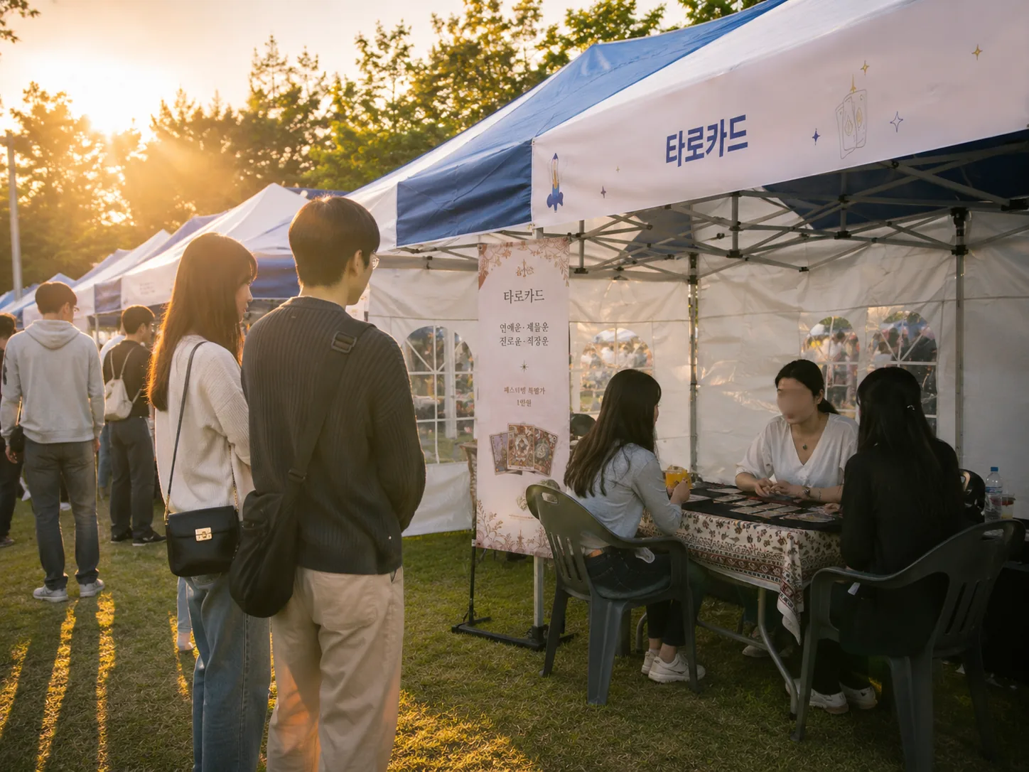 관공서·공공기관 축제 타로 상담 부스 운영 현장