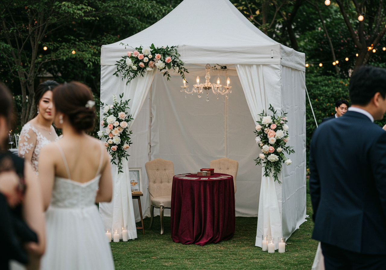 웨딩 이벤트 타로 부스